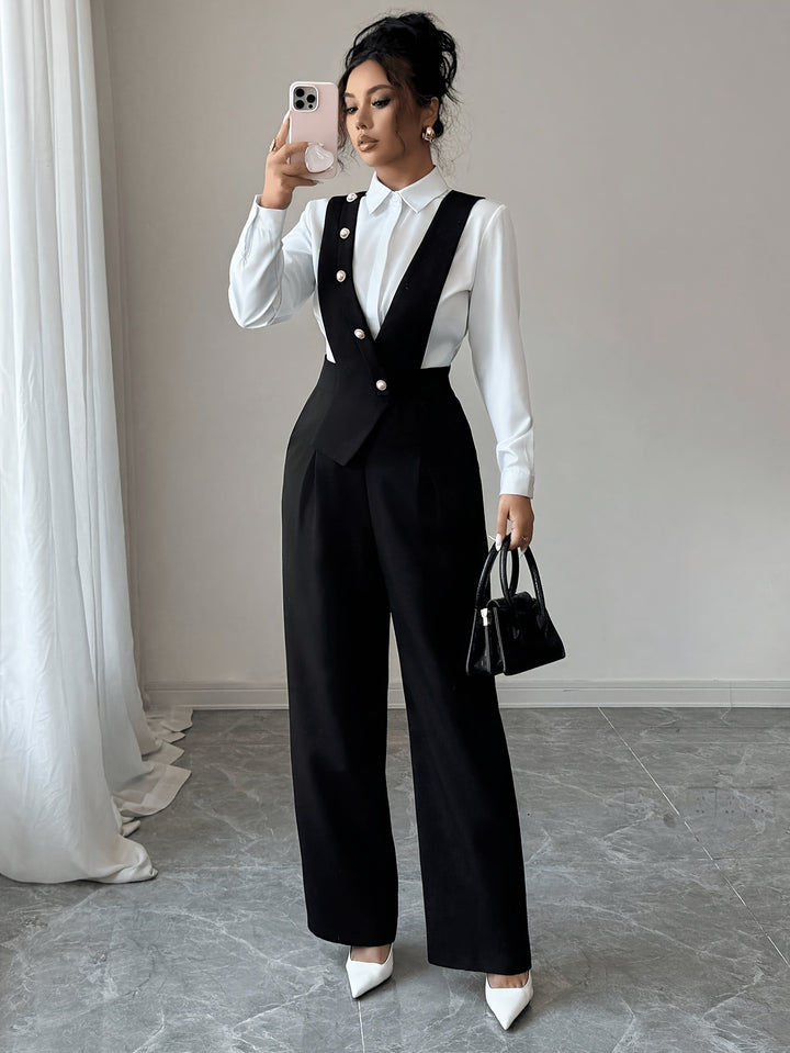Tamsin | Tailored Wide-Leg Jumpsuit