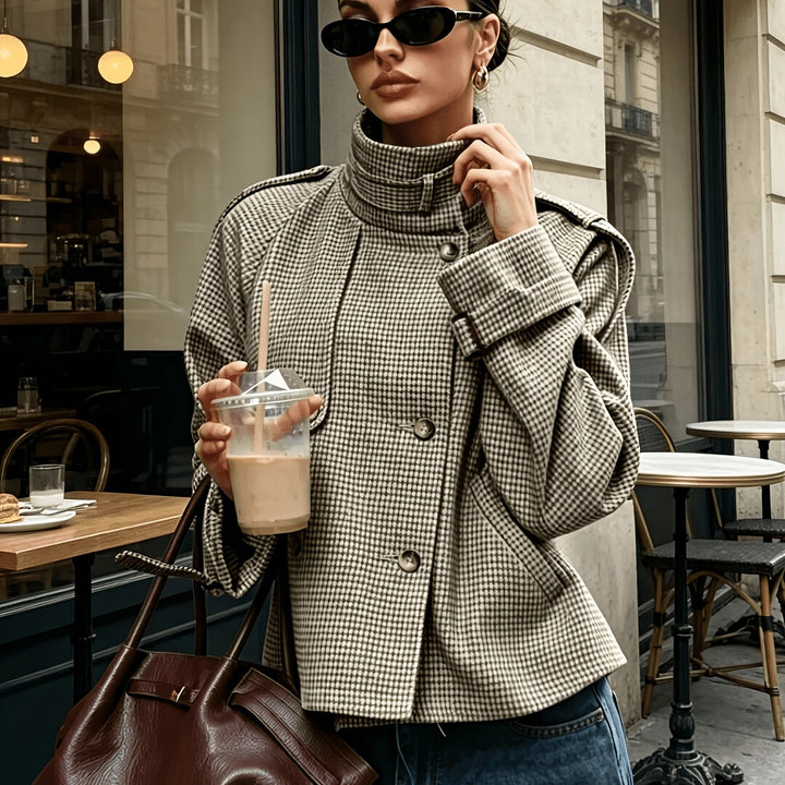 Bernadette | Refined Houndstooth Jacket