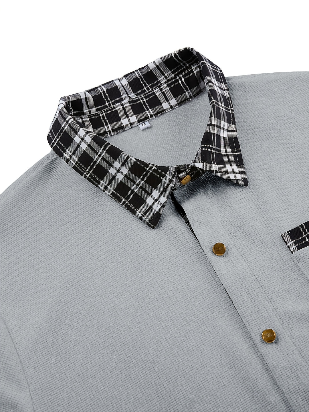 Curtis | Textured Contrast-Trim Shirt