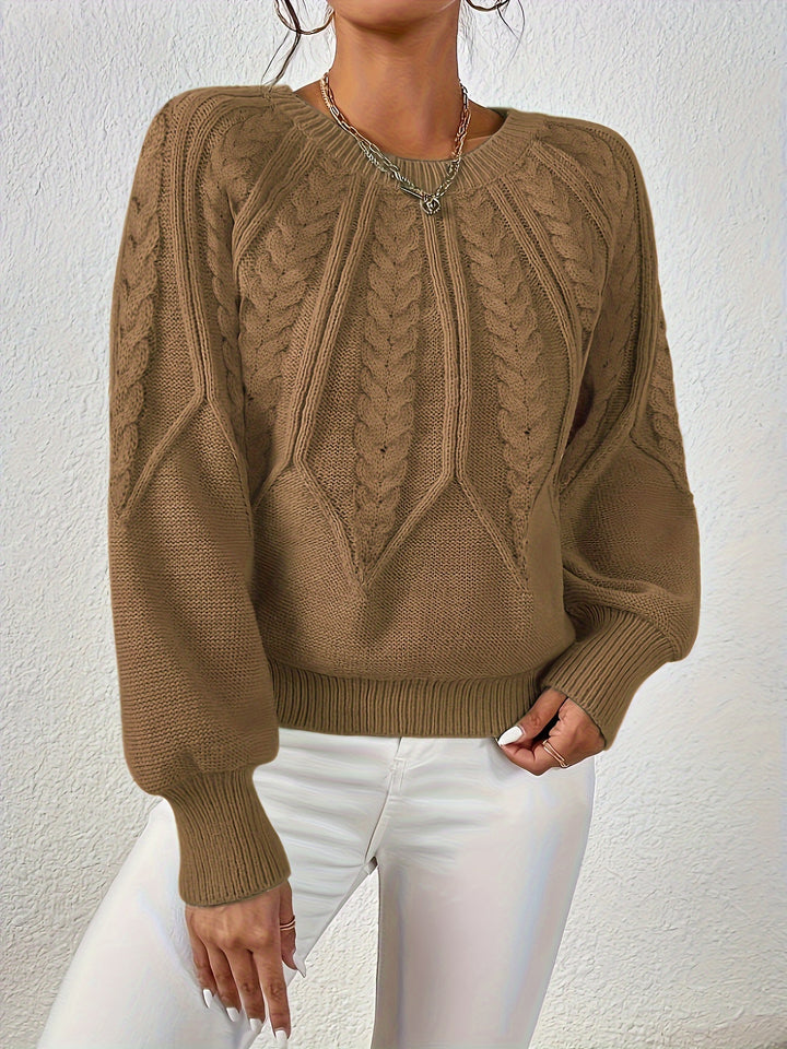Ophelia | Relaxed Cable-Knit Sweater
