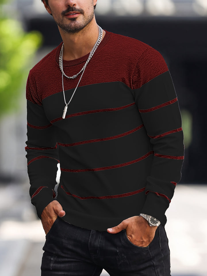 Rory | Colour-Block Striped Pullover