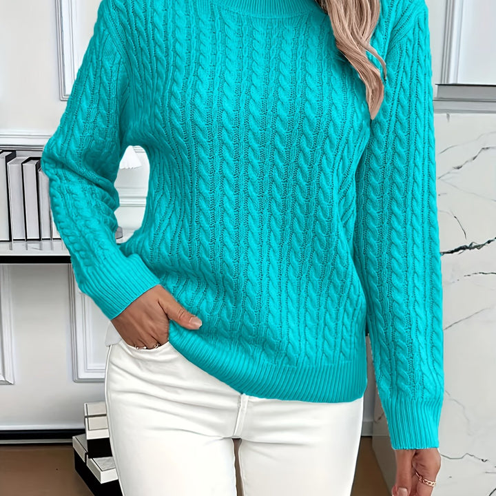 Lorelei | Cable-Knit Round Neck Sweater