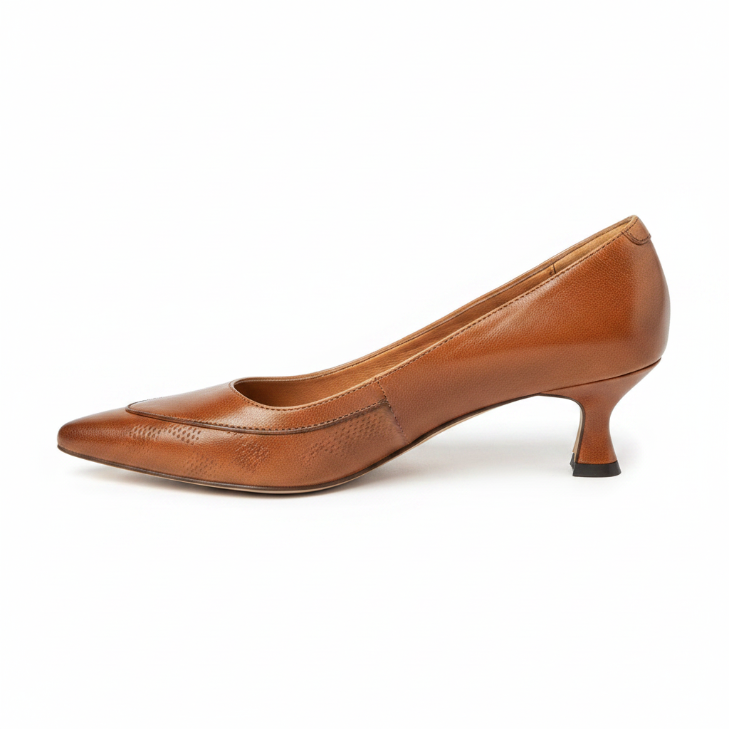 Amara | Pointed Kitten Heel Pumps