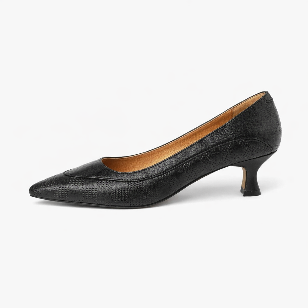 Amara | Pointed Kitten Heel Pumps