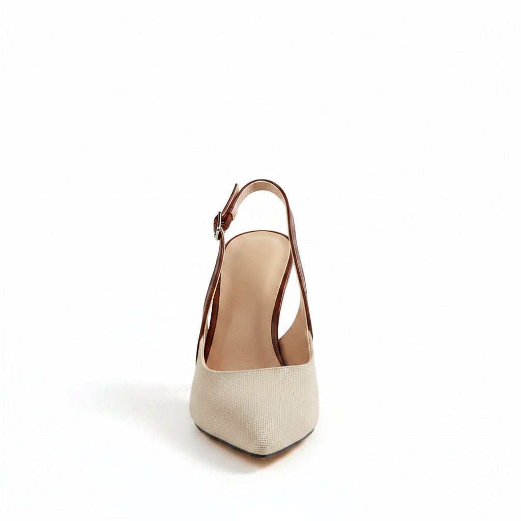 Amelie | Contrast Colour Slingback Pumps