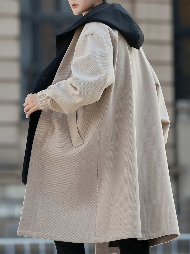 Cornelius | Layered Hooded Longline Coat