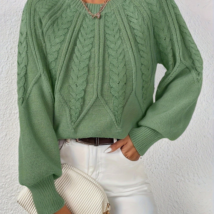 Ophelia | Relaxed Cable-Knit Sweater