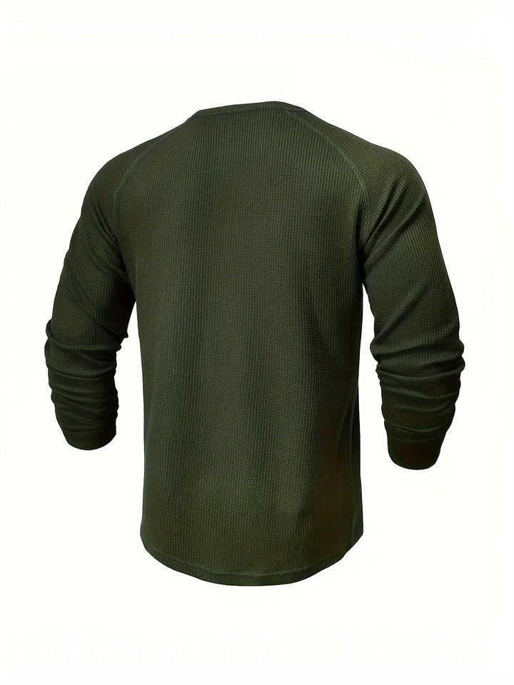 Tobias | Refined Button-Placket Henley Top
