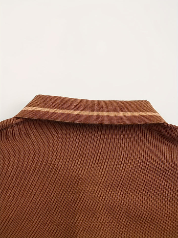Reginald | Refined Long-Sleeve Polo Shirt