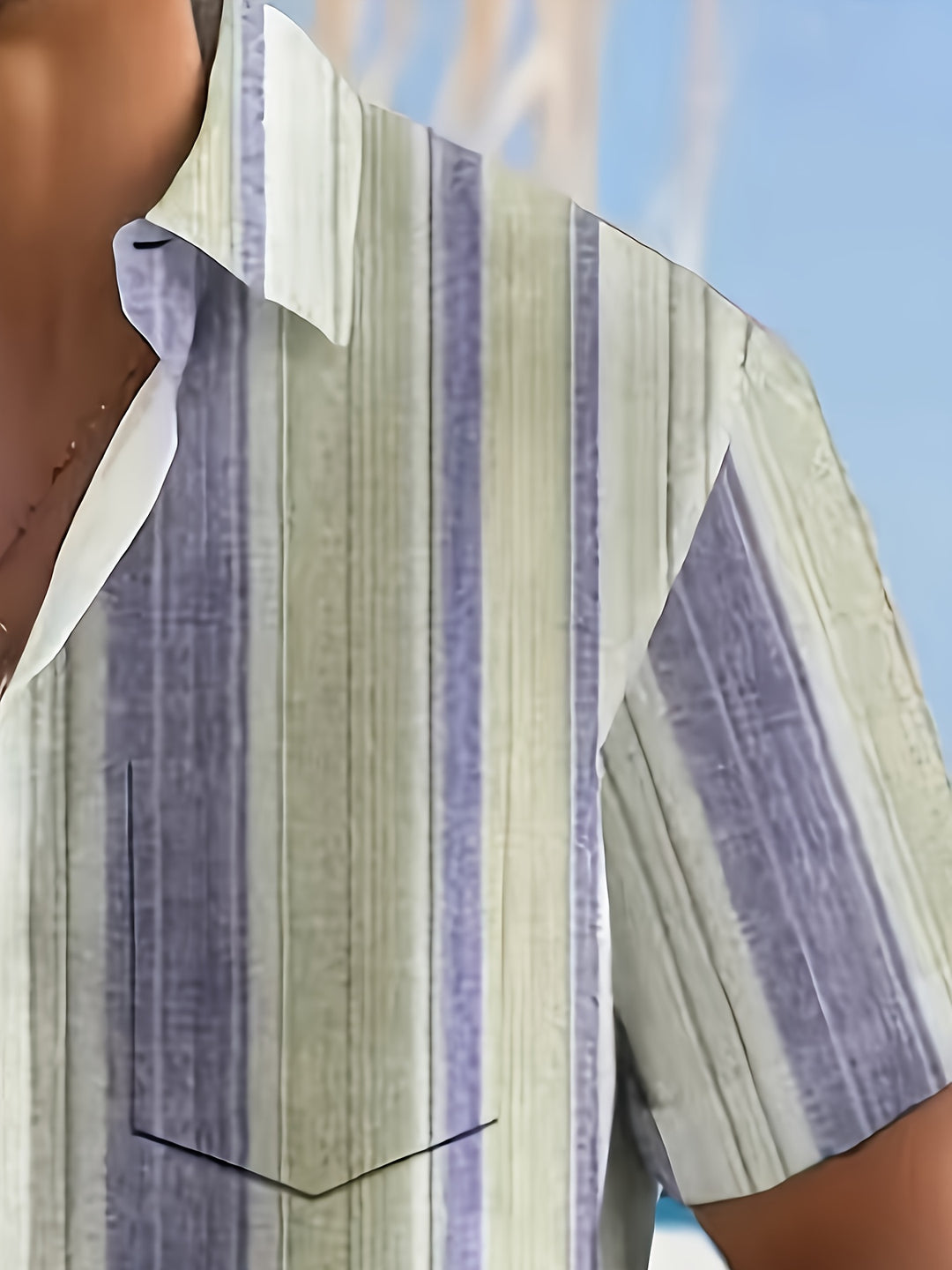 Sullivan | Coastal Striped Short Sleeve Shirt