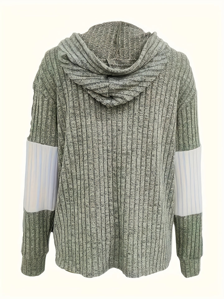 Tamara | Textured Hooded Zip Jacket