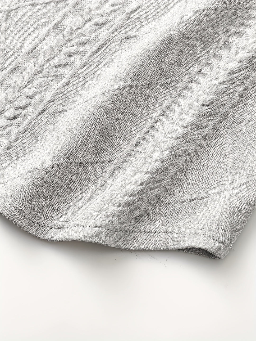 Clifford | Textured Knit-Look Long Sleeve Top