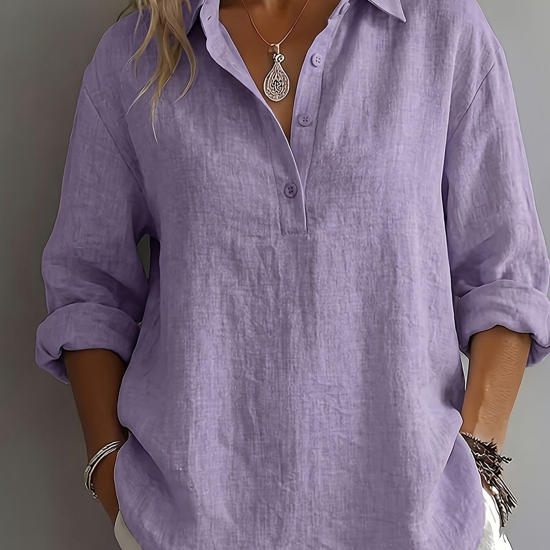 Naomi | Relaxed Collared Shirt