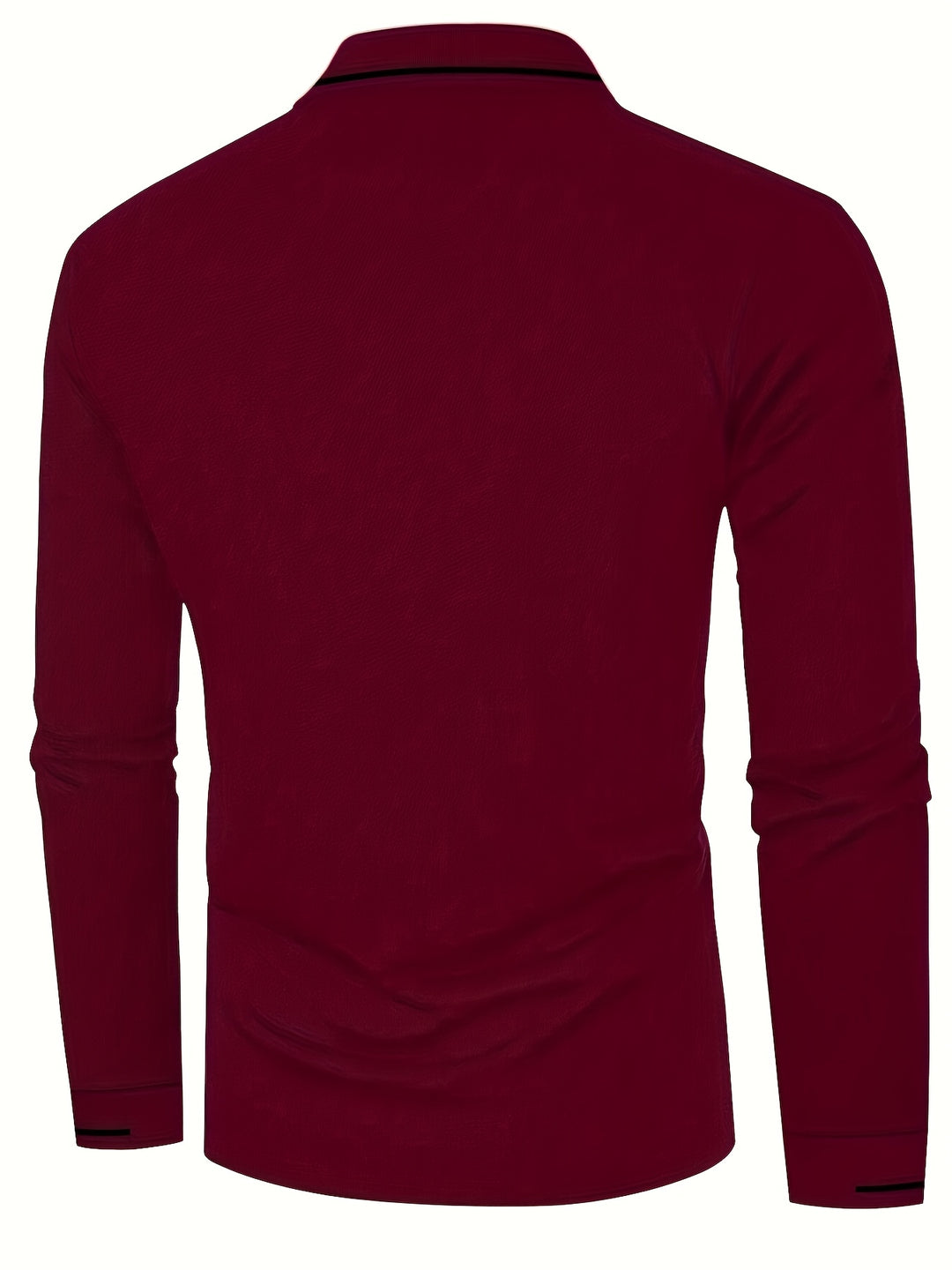 Reginald | Refined Long-Sleeve Polo Shirt