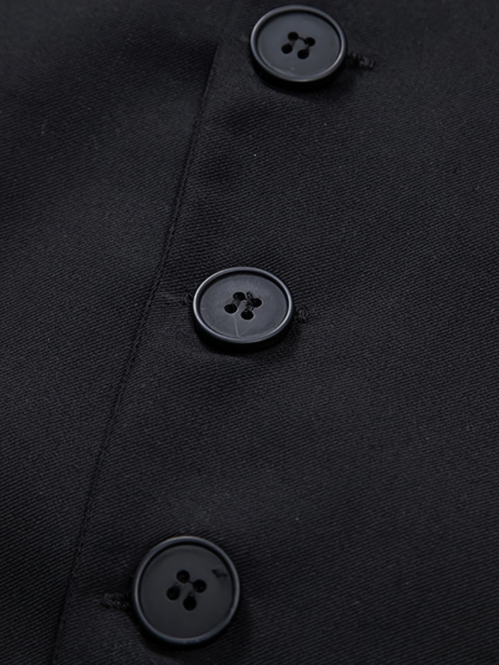 Wallace | Slant-Button Tailored Waistcoat