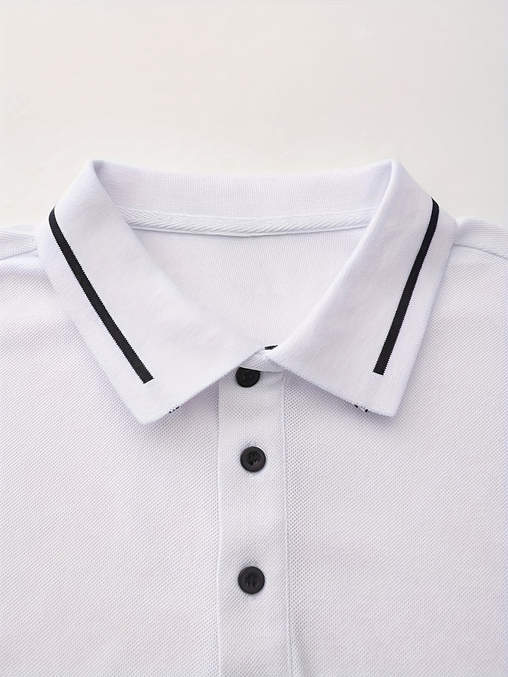 Reginald | Refined Long-Sleeve Polo Shirt