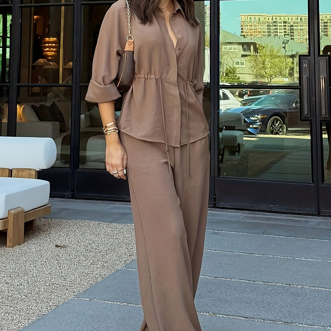 Miriam | Relaxed Drawstring Two-Piece Set