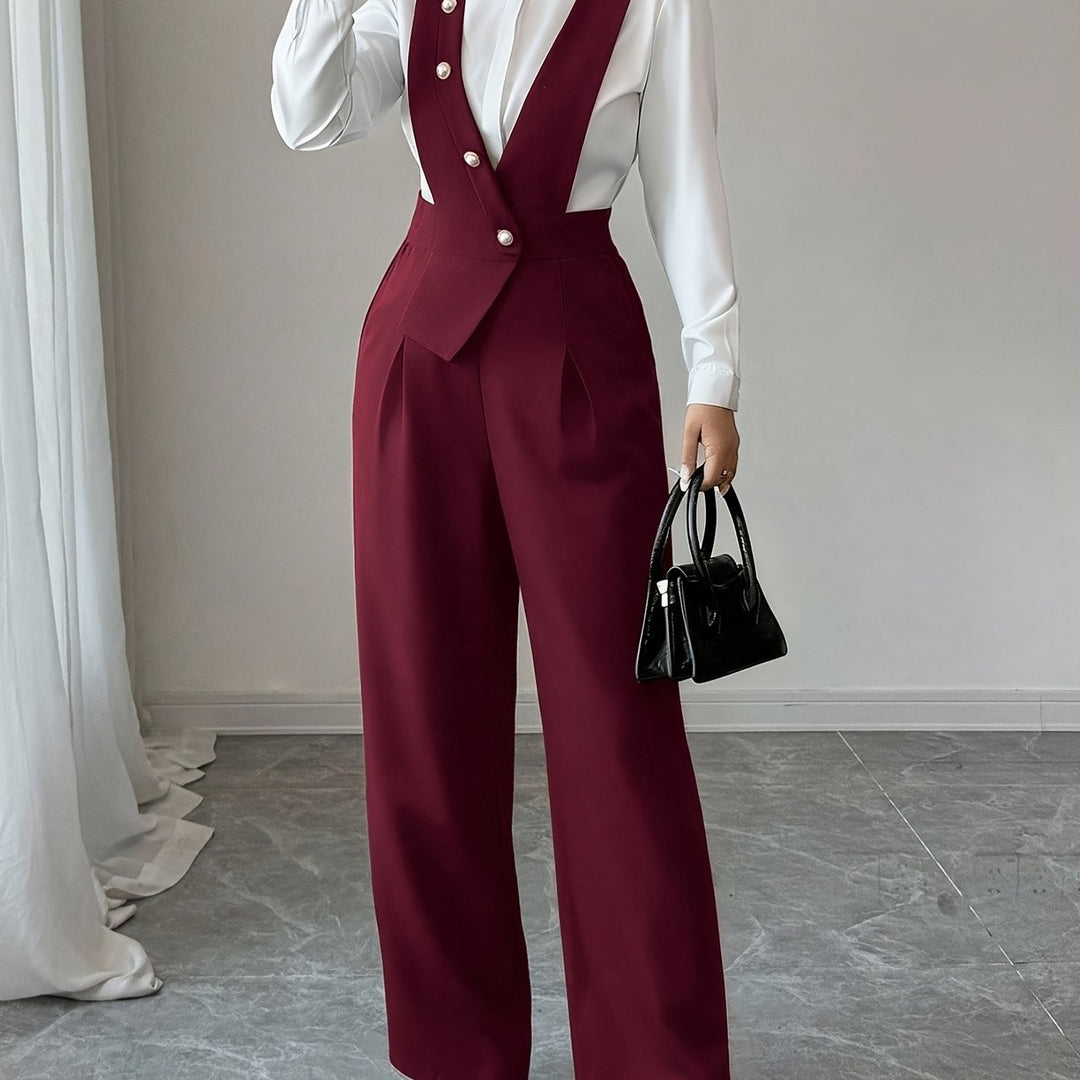 Tamsin | Tailored Wide-Leg Jumpsuit