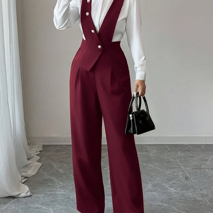 Tamsin | Tailored Wide-Leg Jumpsuit