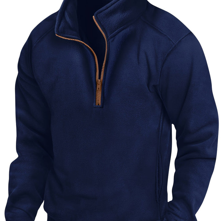 Hollis | Half-Zip Stand-Collar Pullover
