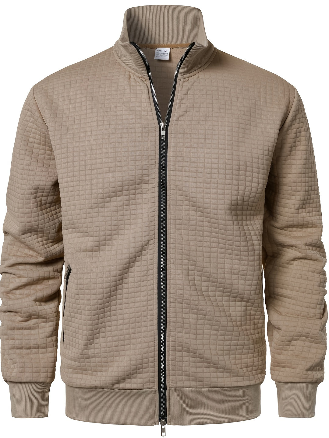 Grayson | Textured Stand-Collar Jacket