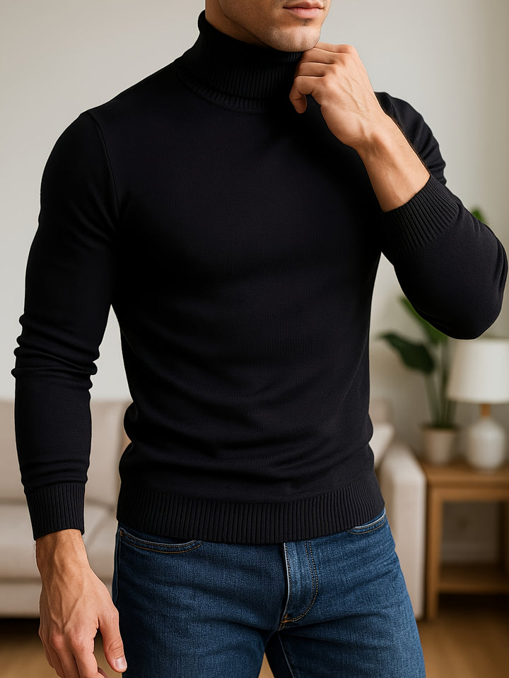 Gideon | Refined Roll-Neck Sweater