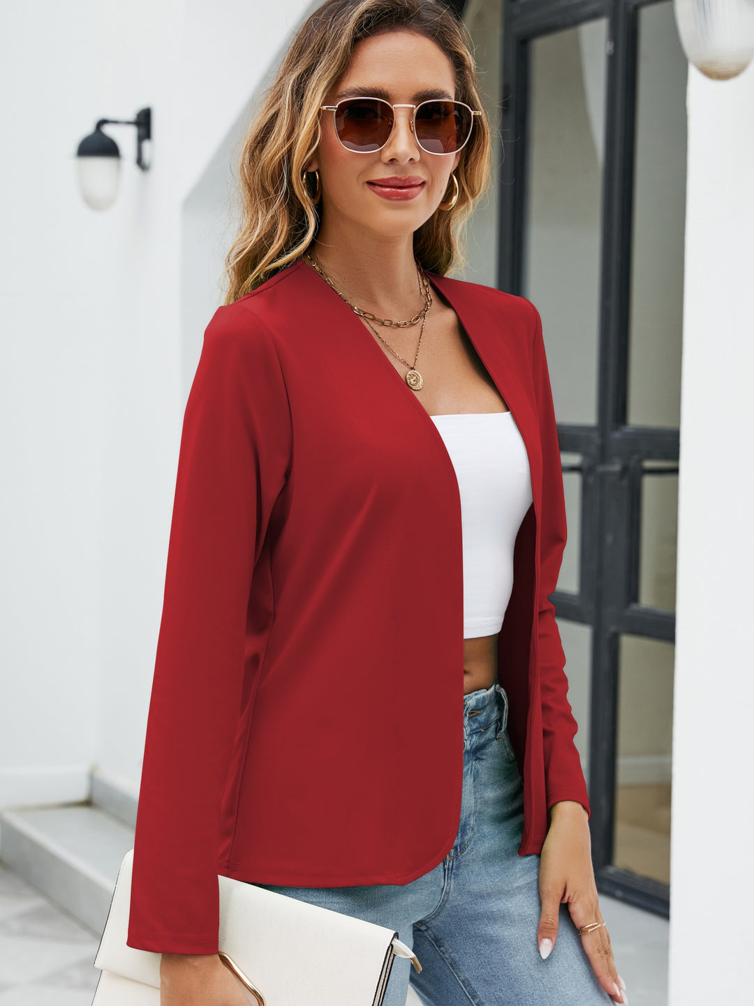Faye | Open Front Casual Cardigan