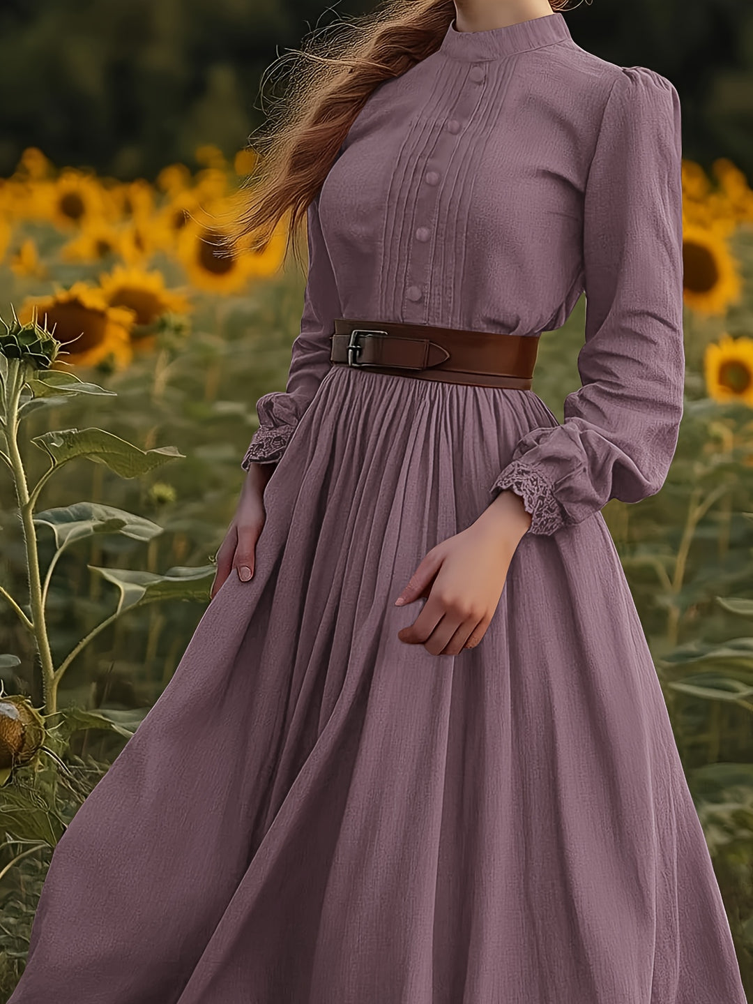 Susannah | Romantic High-Neck Maxi Dress