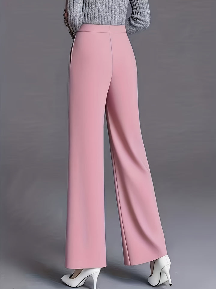 Marlene | High-Waisted Straight-Leg Trousers
