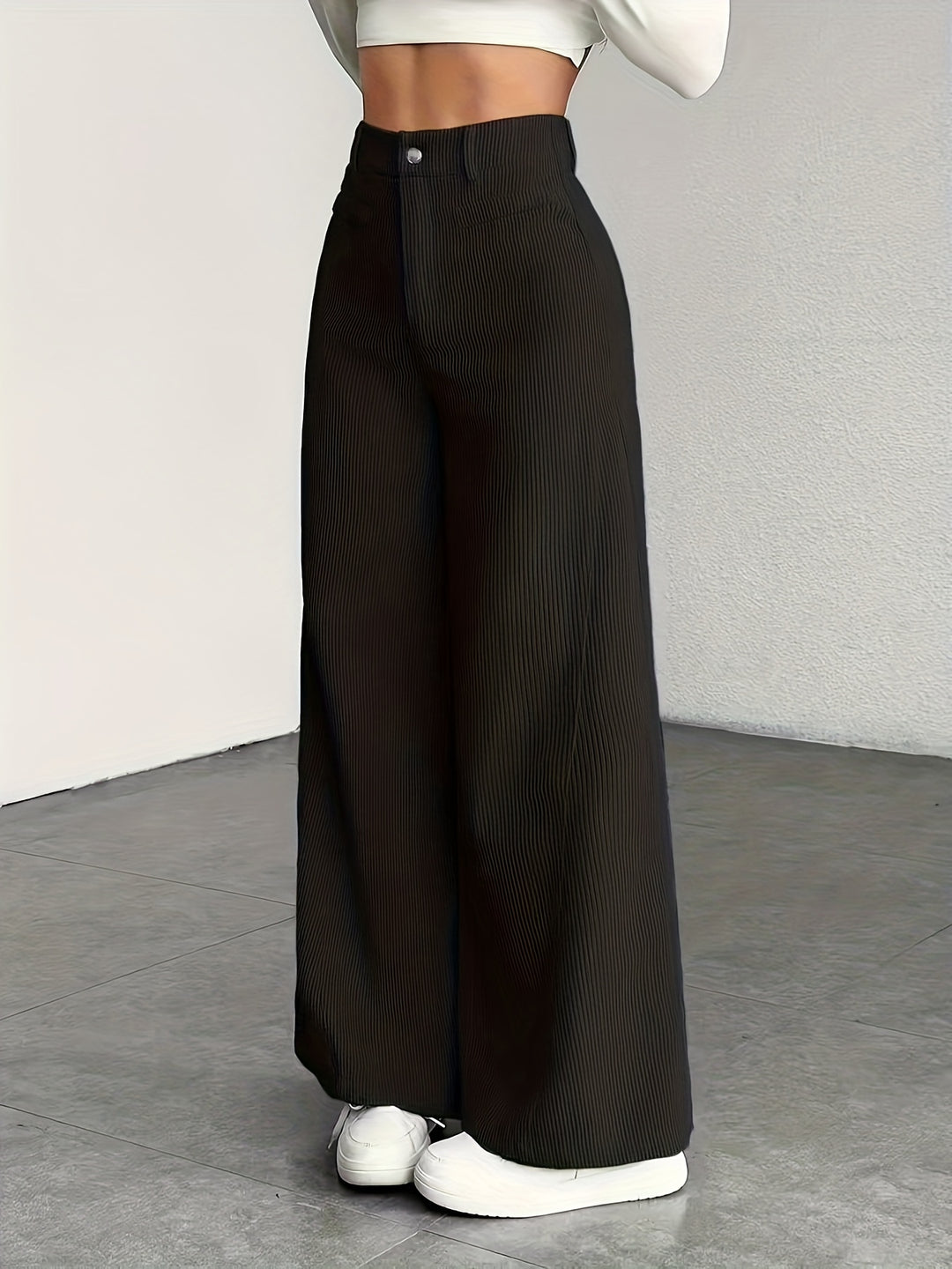 Nora | High-Waisted Wide-Leg Trousers