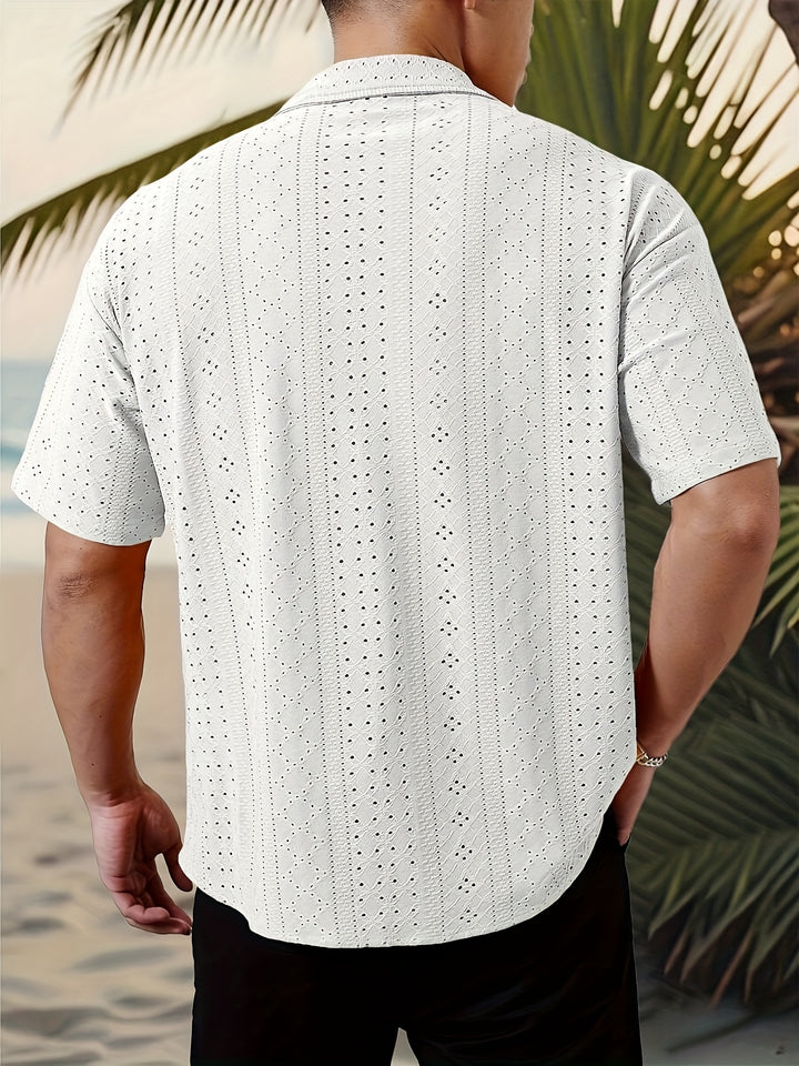 Rhett | Textured Short-Sleeve Casual Shirt