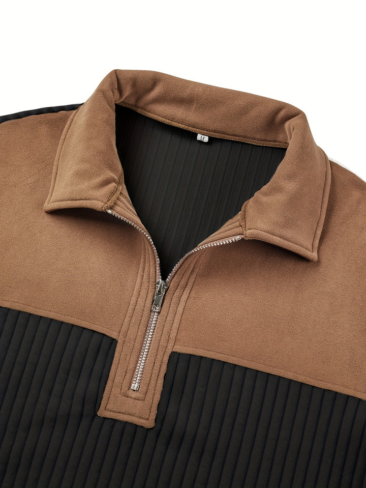 Barrett | Refined Zip-Neck Pullover