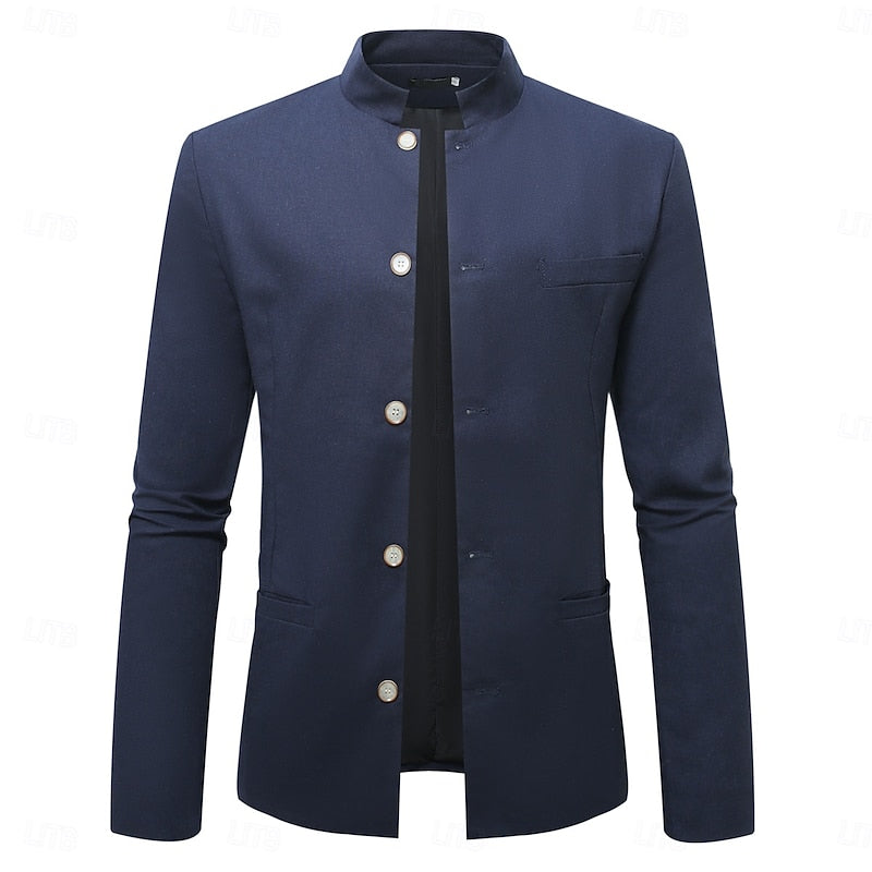 Emory | Mandarin-Collar Jacket