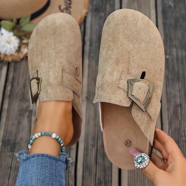 Sophia | Buckled Comfort Clogs