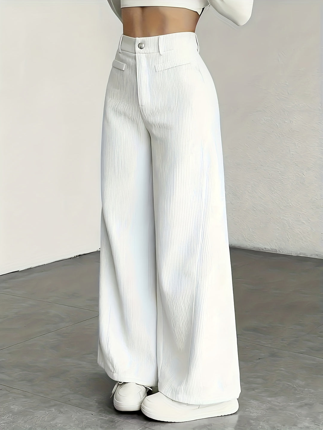 Nora | High-Waisted Wide-Leg Trousers