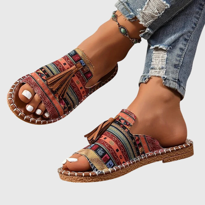 Claire | Stylish Tassels Orthopedic Sandals