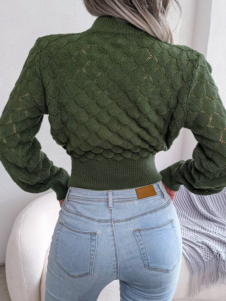 Maisie | Textured Cropped Jumper