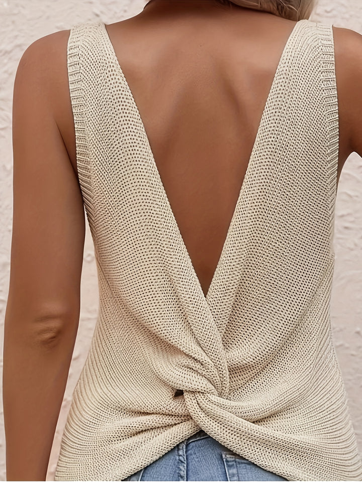 Colleen | Relaxed Knit Tank Top