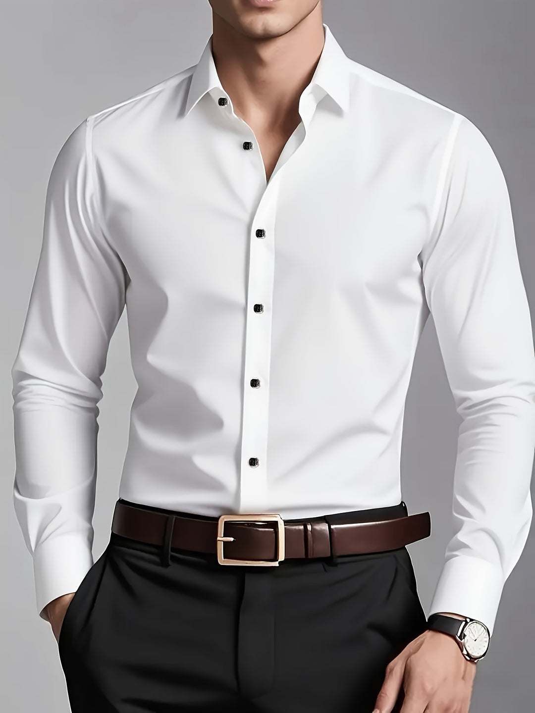 Preston | Tailored Long-Sleeve Dress Shirt