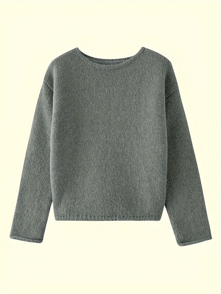 Prudence | Relaxed Crew Neck Sweater