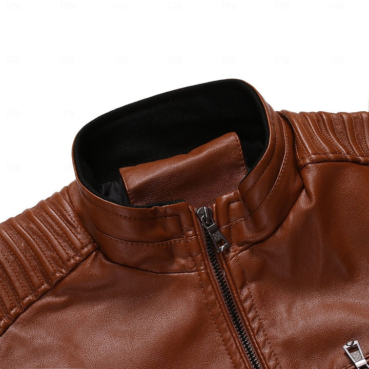 Julius | Classic Stand-Collar Biker Jacket