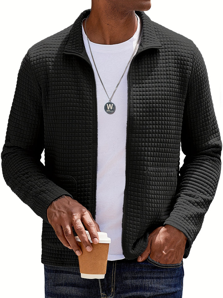 Tobias | Textured Zip-Up Jacket
