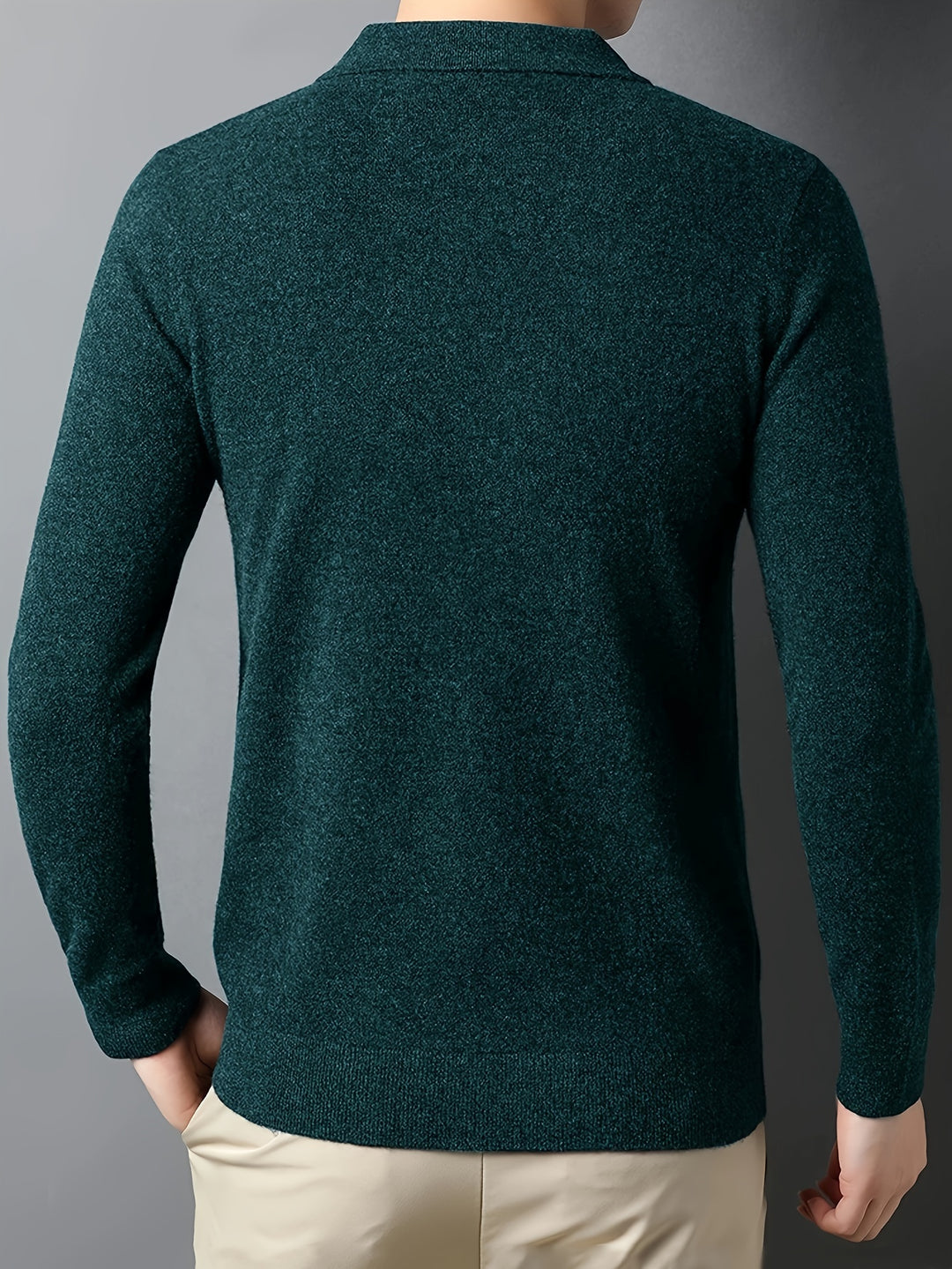 Frederick | Refined Collared Polo Jumper