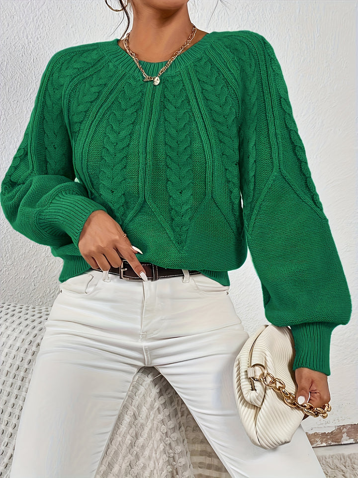 Ophelia | Relaxed Cable-Knit Sweater
