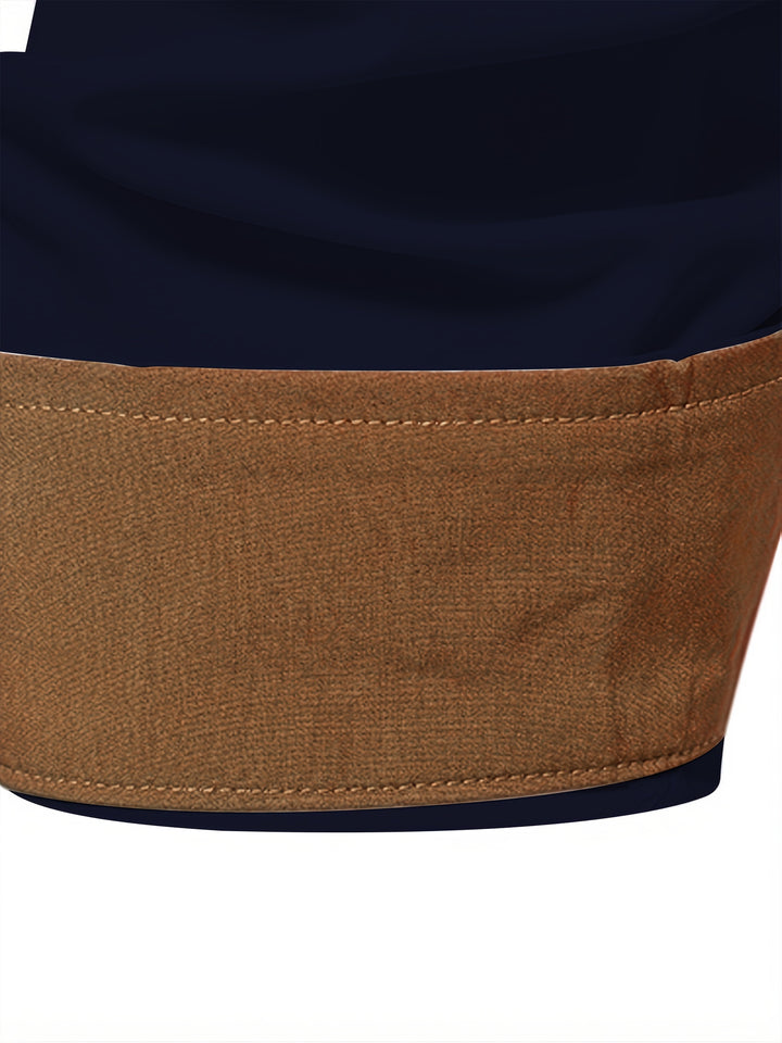 Damon | Contrast-Trim Slim Fit Shirt