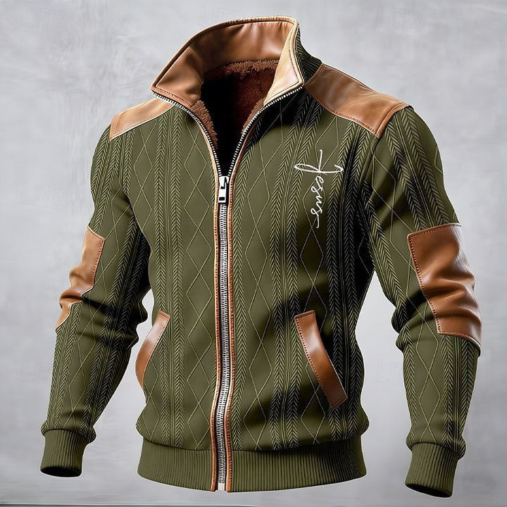 Barrett | Textured Stand-Collar Jacket