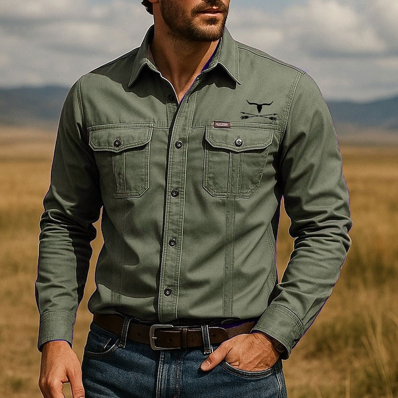 Wyatt | Rugged Western Utility Shirt