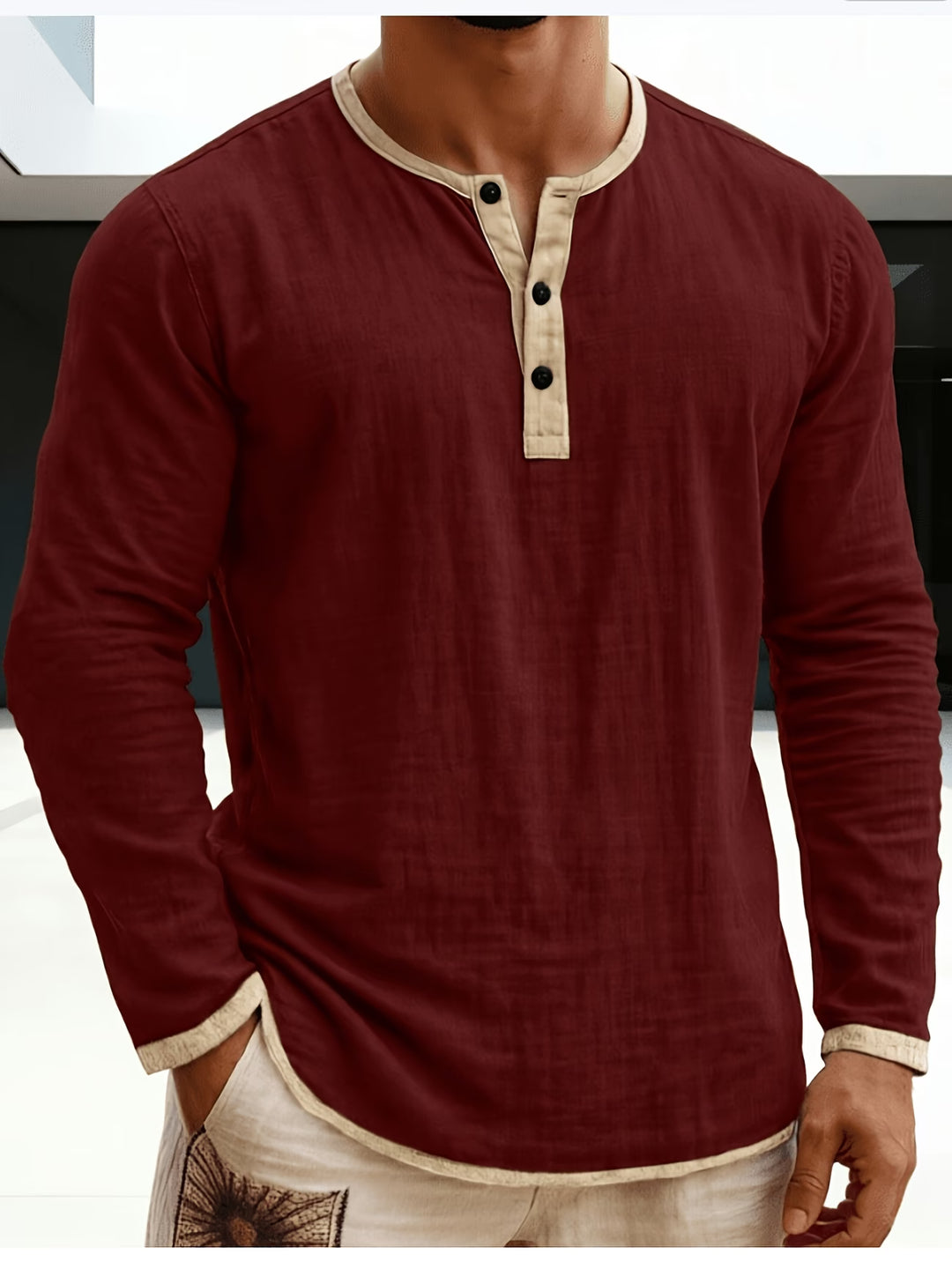 Colton | Casual Long Sleeve Button Summer Shirt