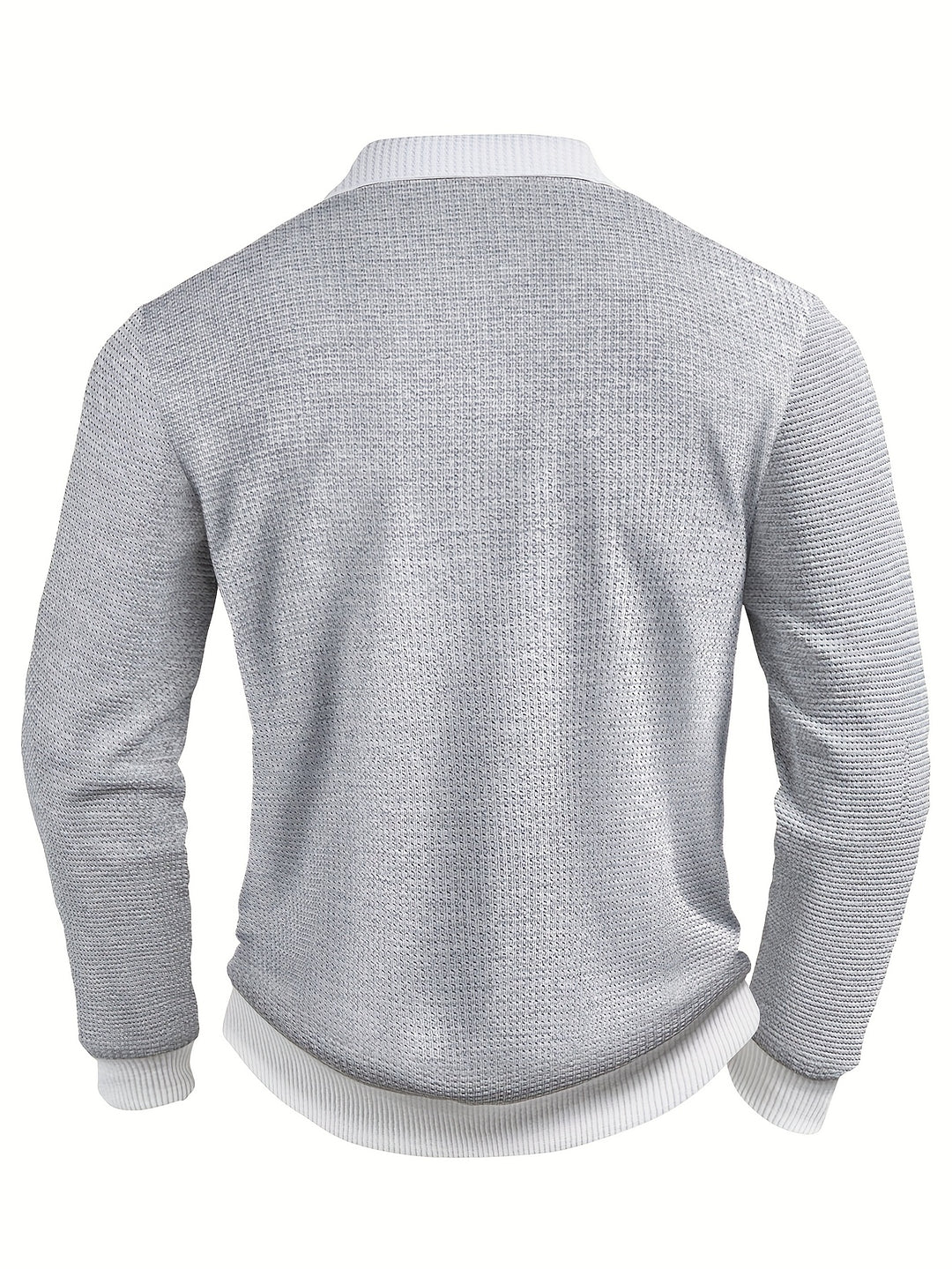 Winston | Textured Long-Sleeve Polo Shirt