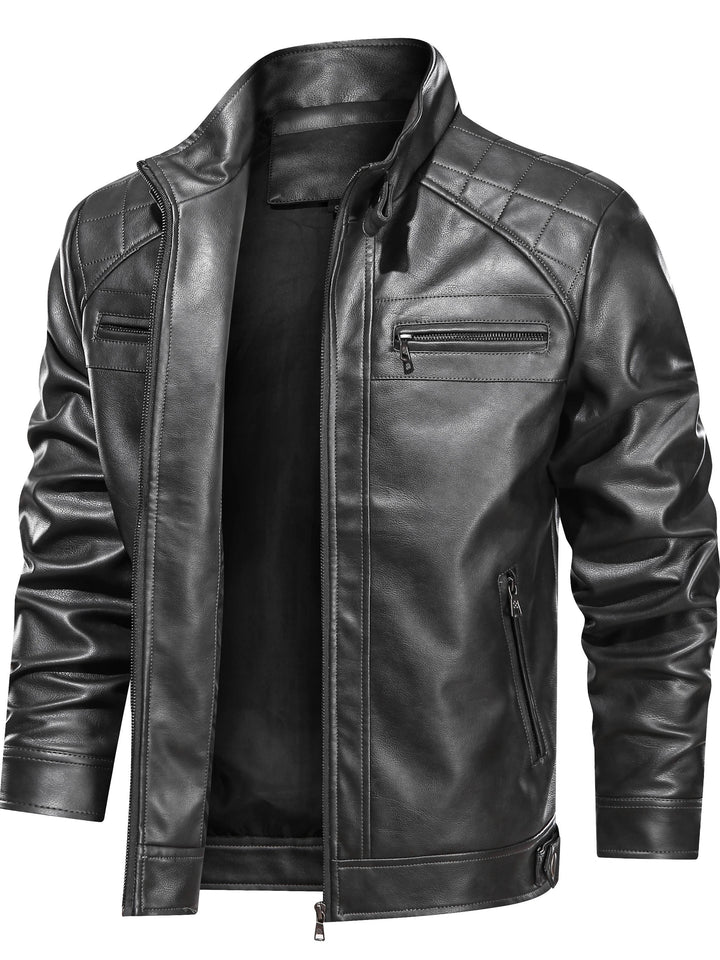 Rafael | Zip-Up Biker Jacket